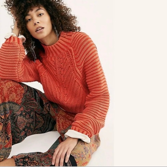 Free People Sweaters - Free People Sweater Sweetheart Chunky Pullover